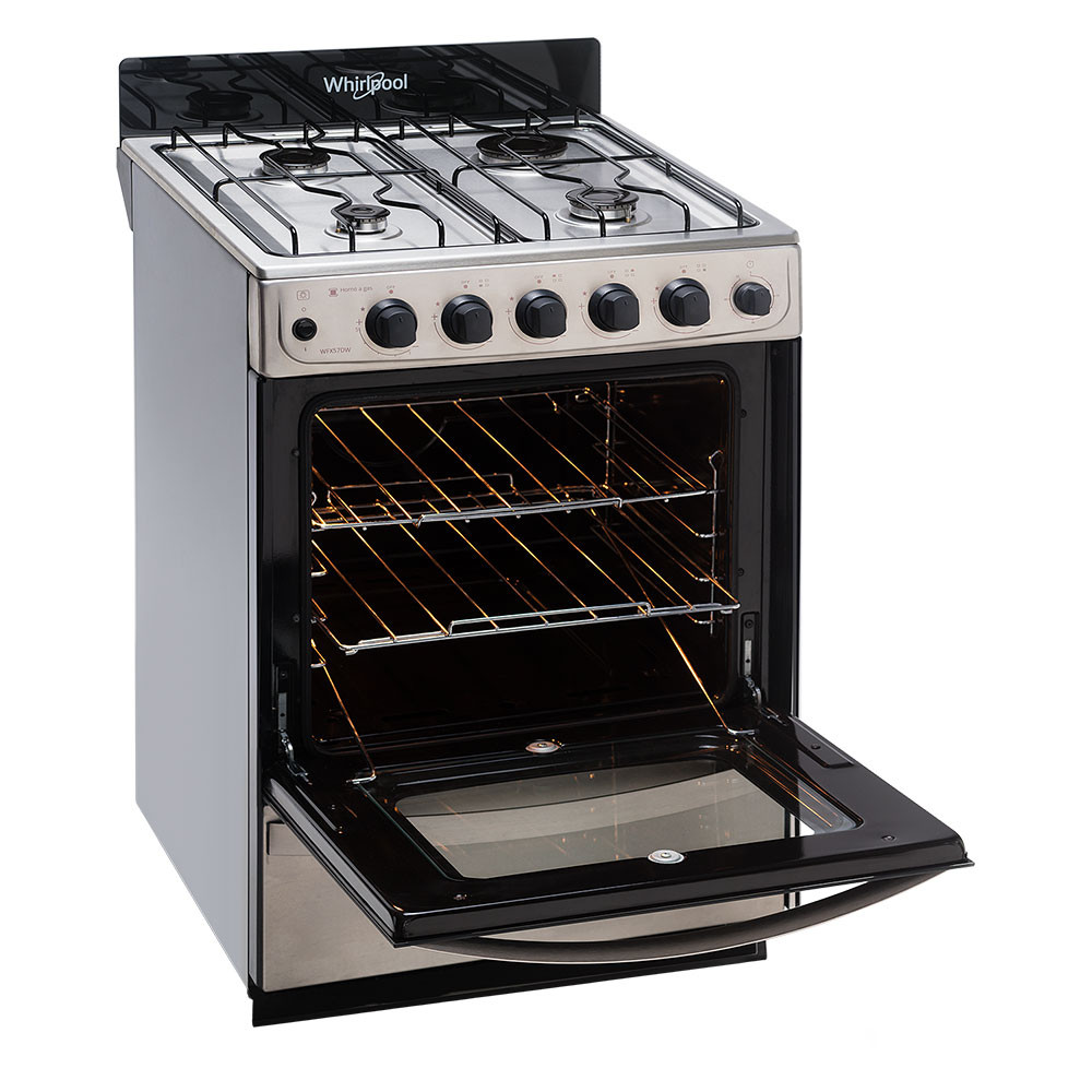 Whirpool Cocina 4 Hornallas 56 cm Inox WFX57DW Multigas