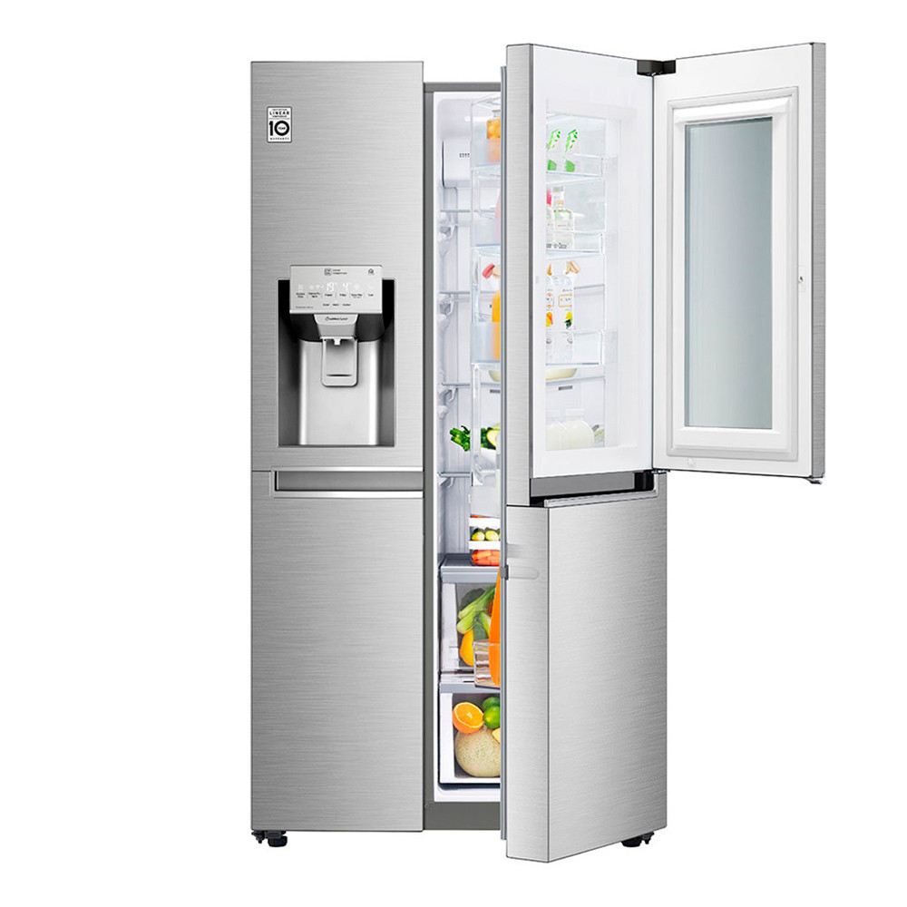 Lg Heladera Ls74sxsx Instaview Door In Door 690lt Inverter