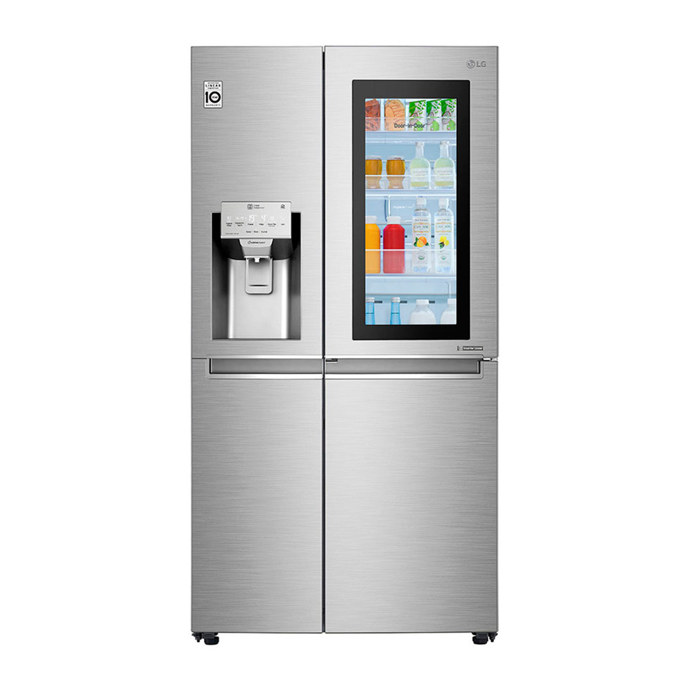Lg Heladera Ls74sxsx Instaview Door In Door 690lt Inverter