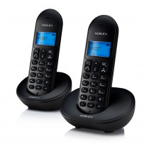 Noblex Teléfono Inalámbrico Digital Doble terminal NDT4000TW