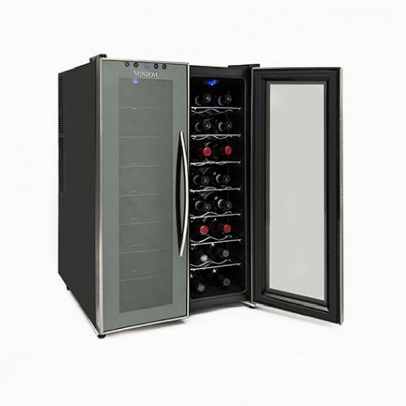 Cava de Vino Vondom 6 Botellas T6 Acero de Vondom - Comprar cavas al mejor  precio - espaciovino - Vinoteca online