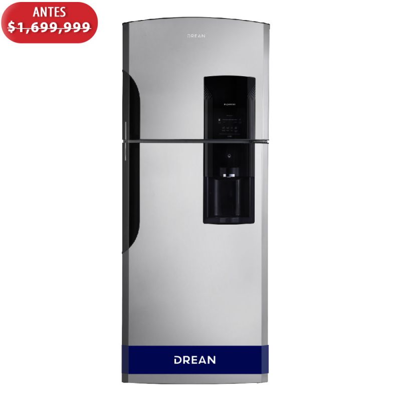 Heladera C/Freezer 512Lts Drean RZS510IBARX0 C/Dispenser No Frost Inox