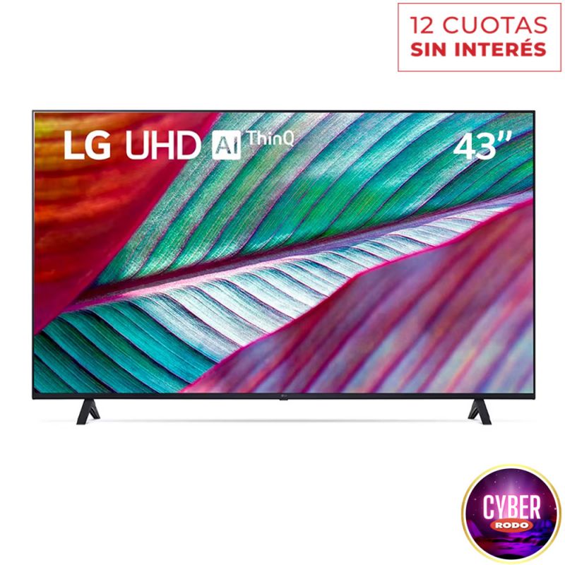 Smart TV 43" LG 43UR8750PSA 4K UHD ThinQ AI Negro