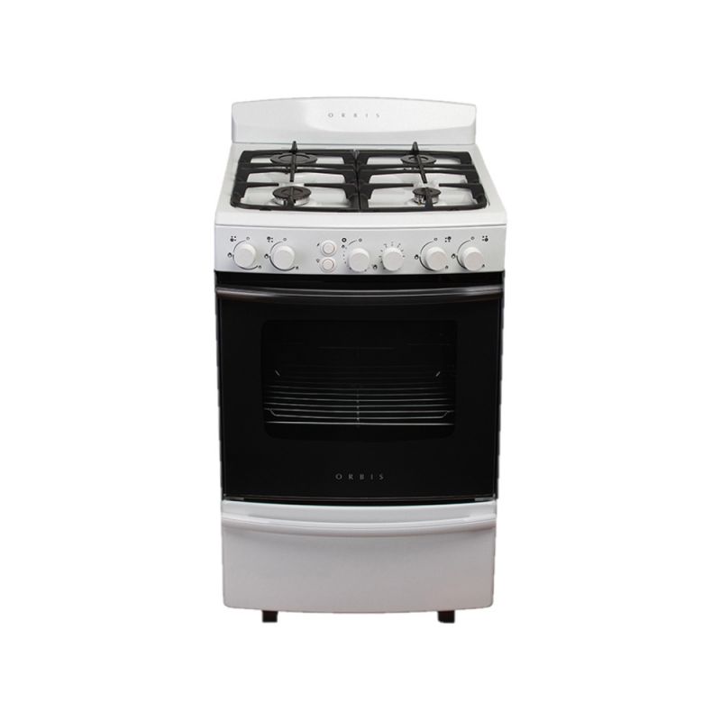 Cocina a Gas 55CM 4H Orbis 968BC4M Blanco