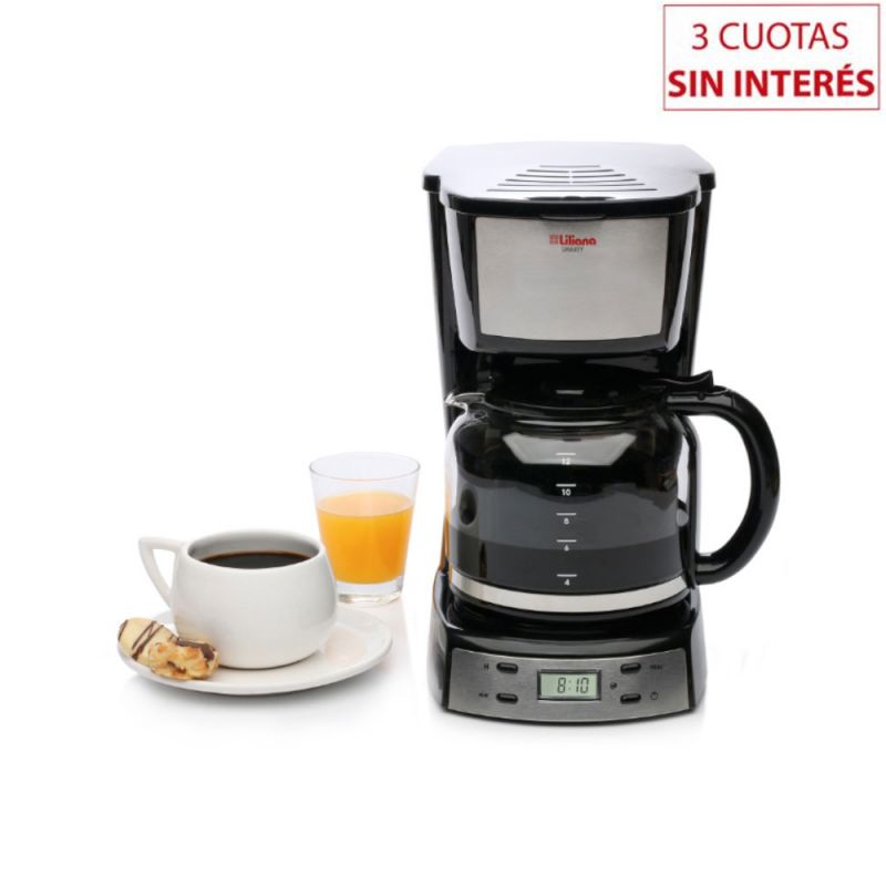 Cafetera Eléctrica 1,8Lts Liliana Smarty AC964 Negro