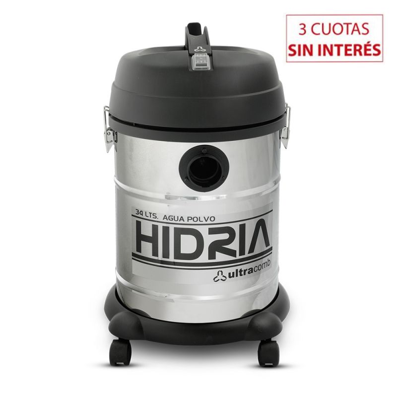 Aspiradora Ultracomb Hidra AS-4314 Agua y Polvo Inox