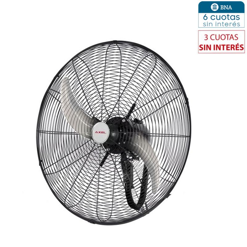 Ventilador de Pared Industrial 26" Axel AX-PAR26 Negro