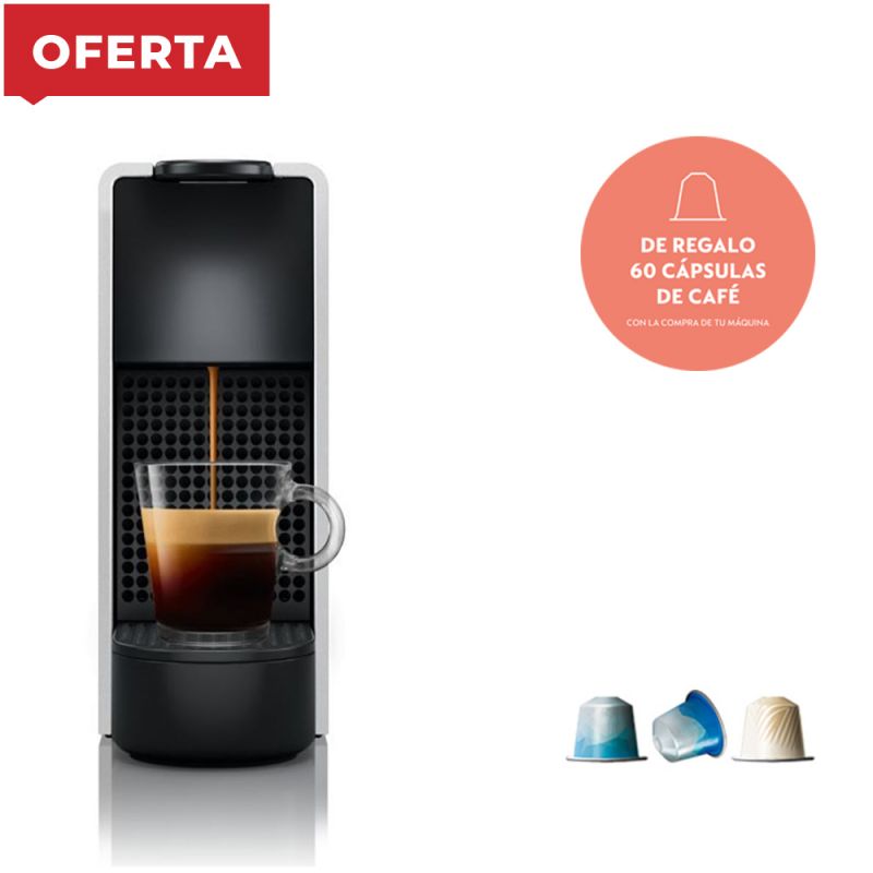 Cafetera Nespresso Essenza Mini C30 Automatica Con Aeroccino Blanca 19  Bares Para Capsulas Monodosis 220v