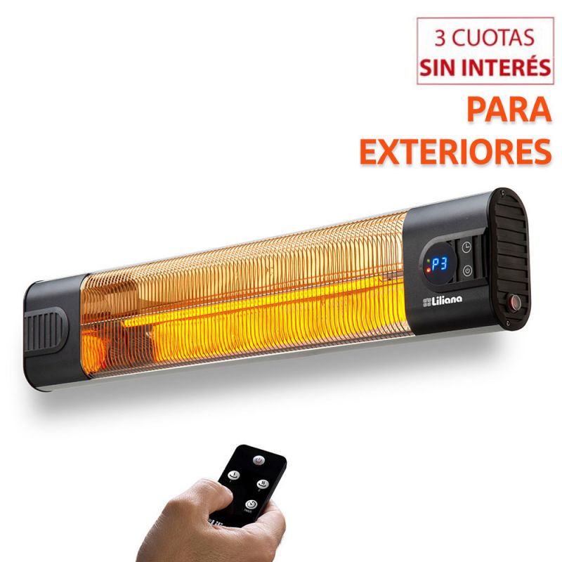 Calefactor infrarrojo Liliana CCP2200 Lámpara carbono