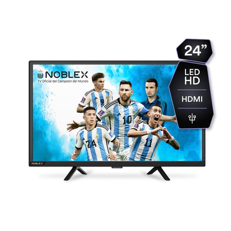TV LED 24" Noblex HD DB24X4000 Negro