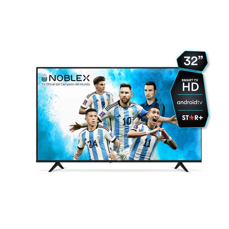 Smart TV 32" Noblex HD DK32X7000 Android Negro