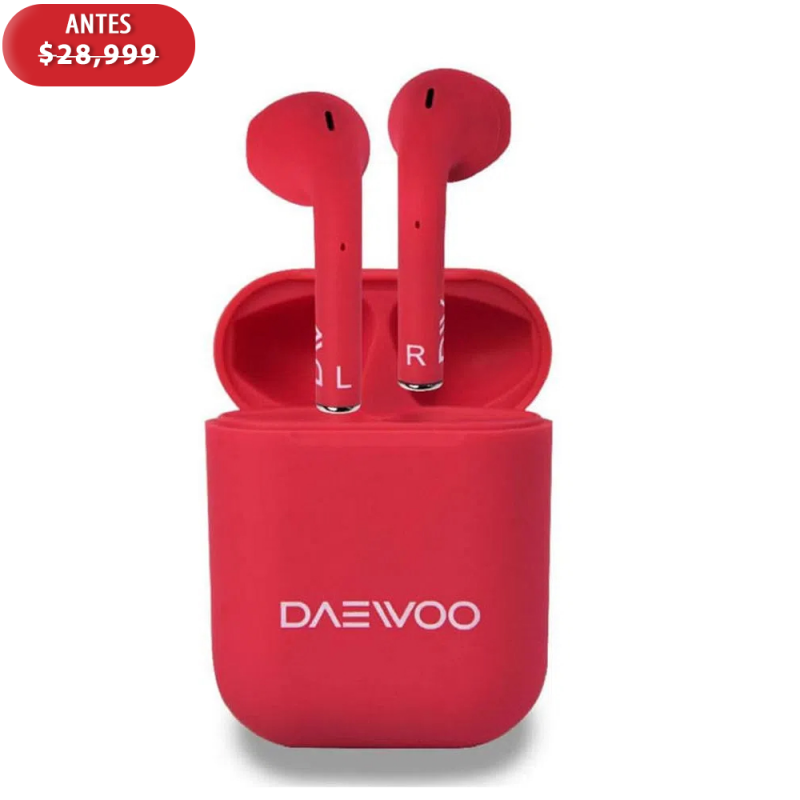 Auriculares Inalámbricos Daewoo Candy Spark DW-CS3105-RED Rojo