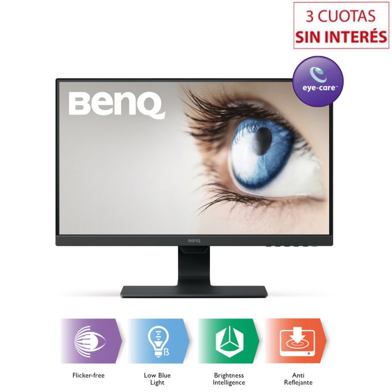 Monitor 23.8" LED IPS BenQ GW2480 FHD HDMI Negro