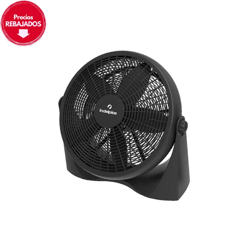 Ventilador Turbo 12" Indelplas IV-12 3 en 1 Negro