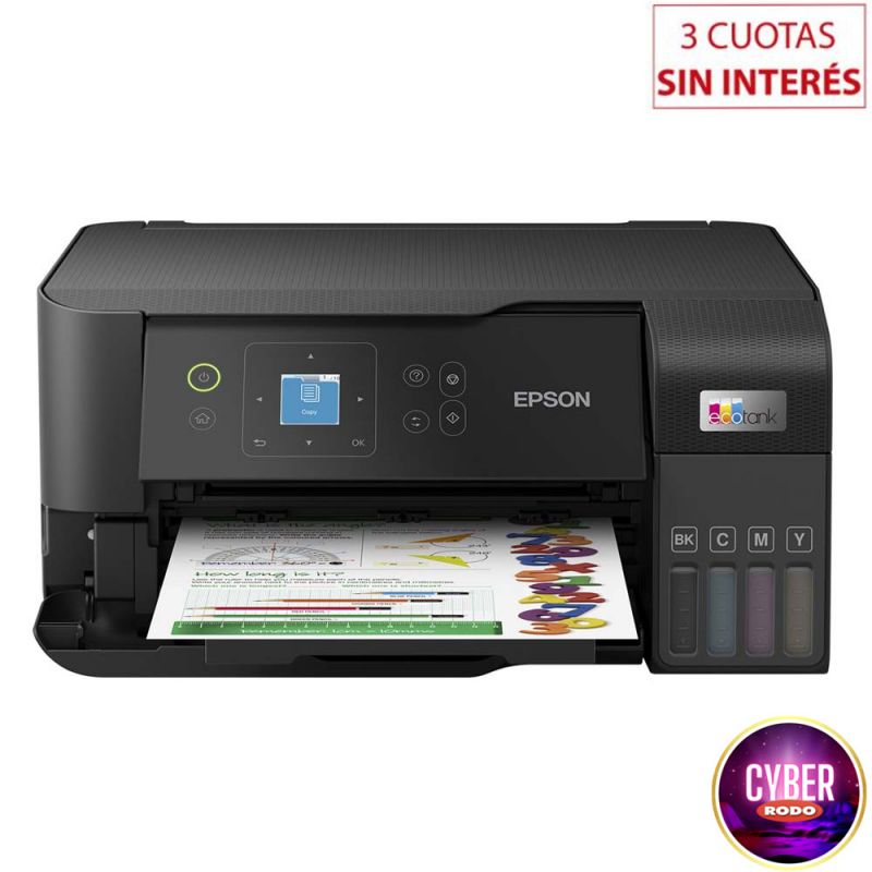 Impresora Multifunción Epson EcoTank L3560/73428 WiFi Sistema Continuo