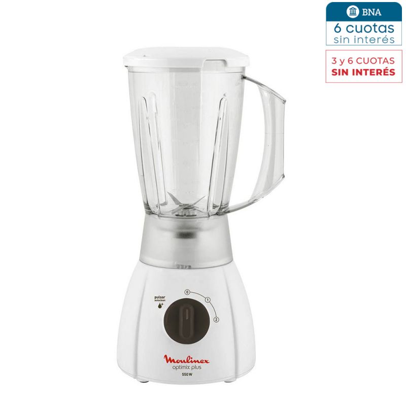 Licuadora Moulinex Optimix Plus LM278158 550W Blanco