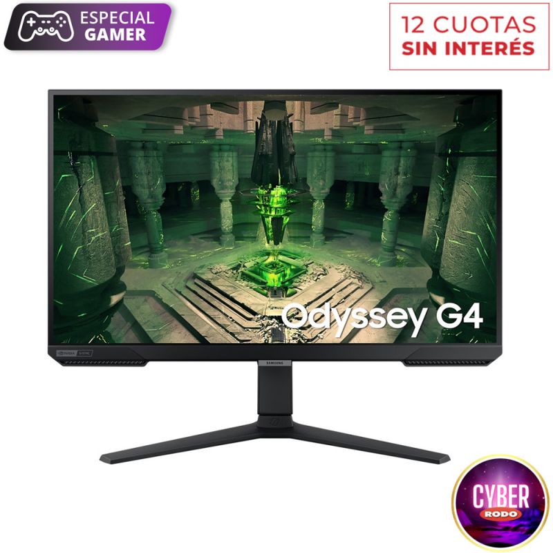 Monitor Gamer 26.9" FHD Samsung Odyssey G4 LS27BG400ELCZB Negro