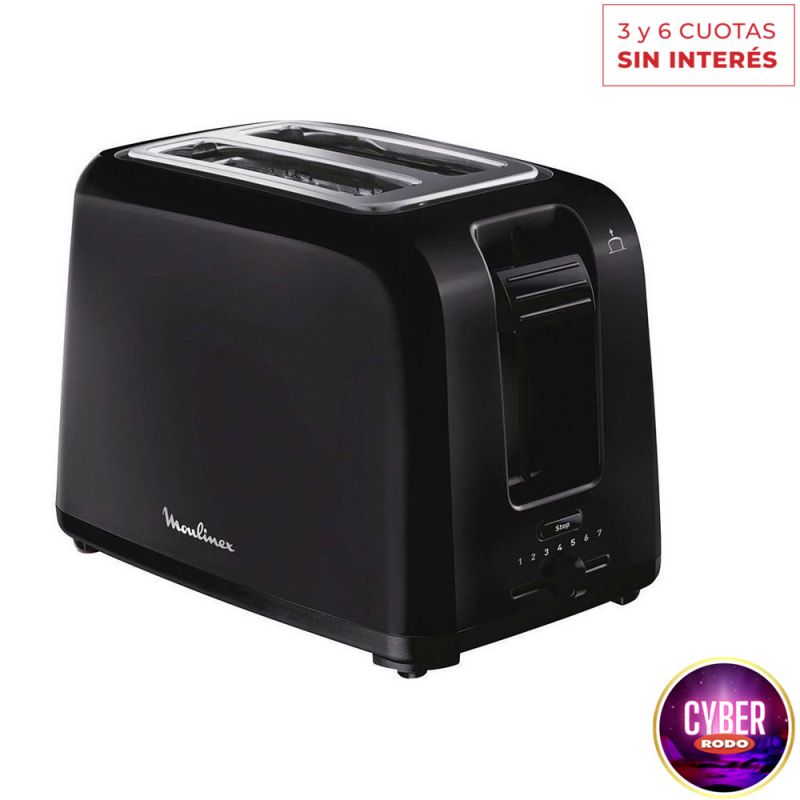 Tostadora Moulinex Vita LT1A1858 720w Negra