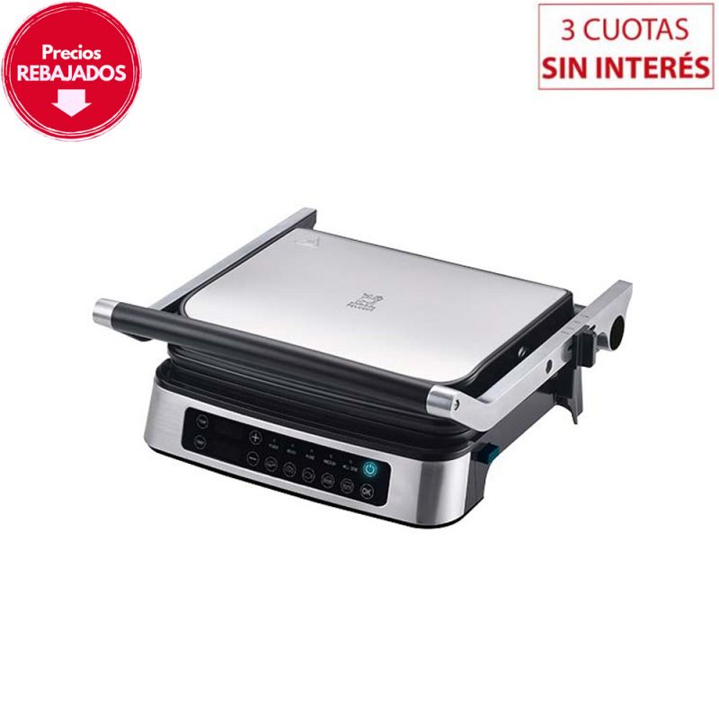 Grill/Wafflera Eléctrica Peugeot Annecy PB-G321 Antiadherente Inox