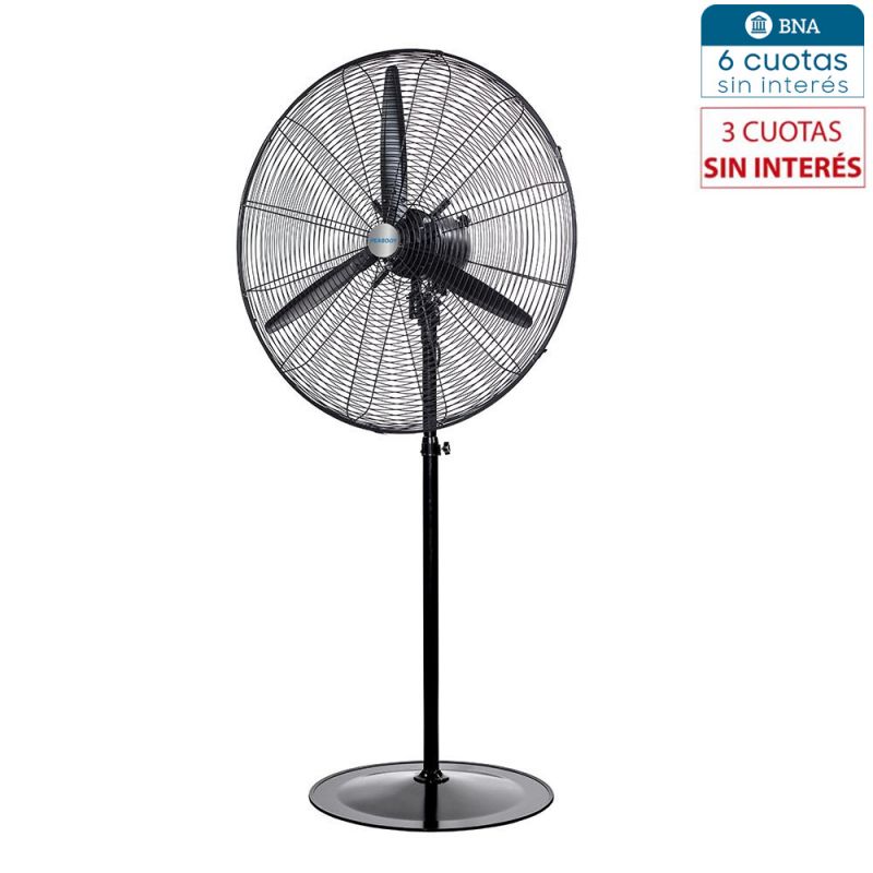 Ventilador Industrial de Pie - Pared 30" Peabody PE-VI300ME Negro