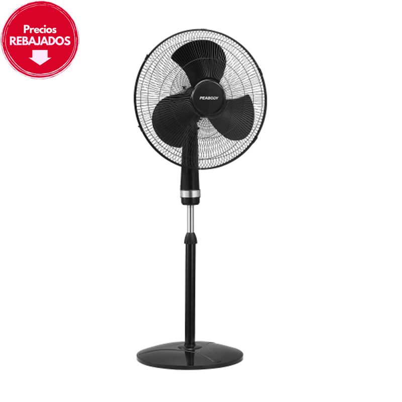 Ventilador de Pie 20" Peabody PE-VP2060 Negro