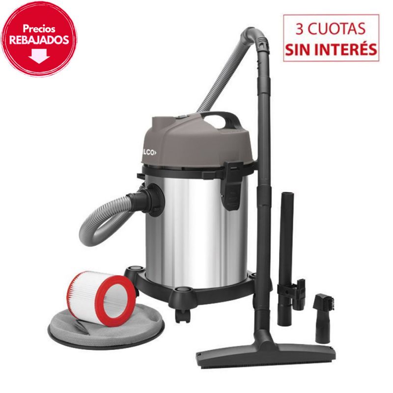 Aspiradora Agua - Polvo 18Lts Philco PHAST-1821PI 1200W Inox