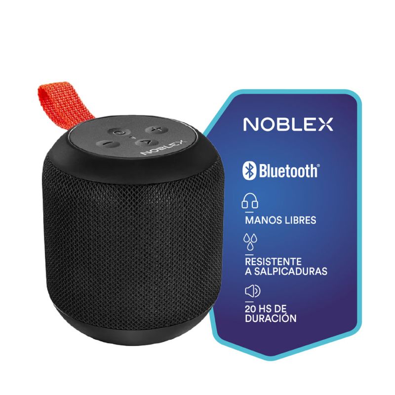 Parlante Portátil Bluetooth Noblex PSB280B Negro