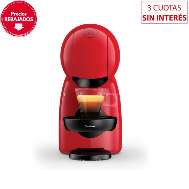 Cafetera Moulinex Dolce Gusto Piccolo PV1A0558 Roja 