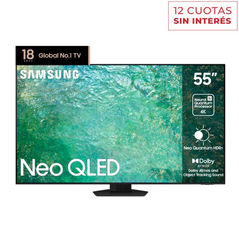 Smart TV 55" Samsung Neo QLED 4K QN55QN85CAGCZB Negro