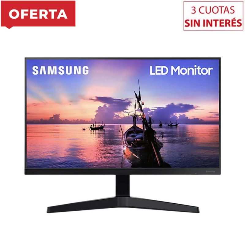 Monitor 23,8" Samsung LF24T350FH/0741 LED IPS FHD sin bordes