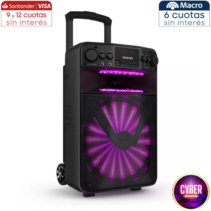 Parlante Portátil Bluetooth Philips Party TAX2706/77 Negro