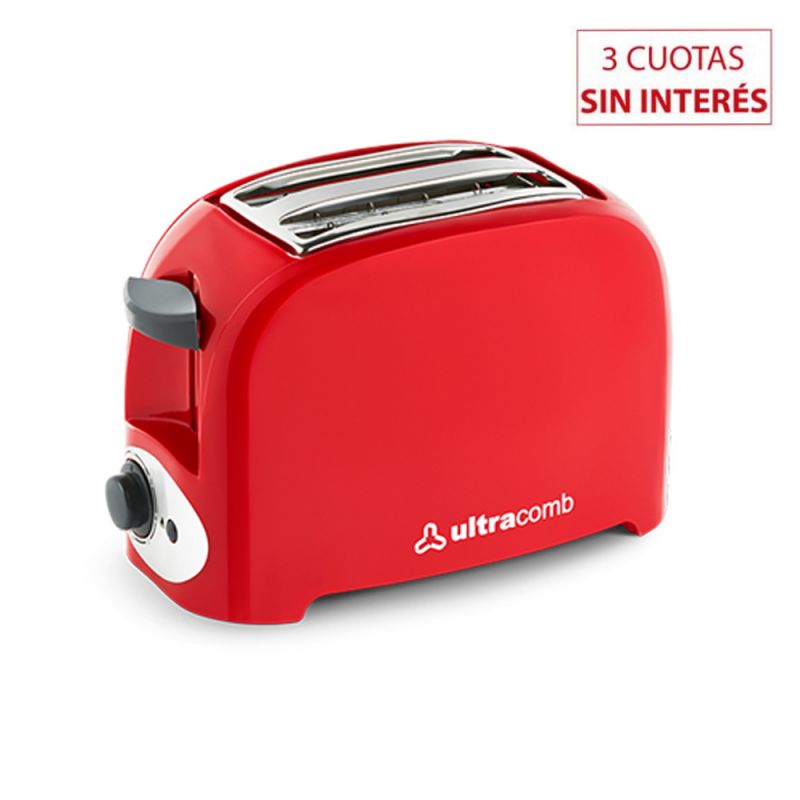 Tostadora Automática Ultracomb TO-4005 Rojo