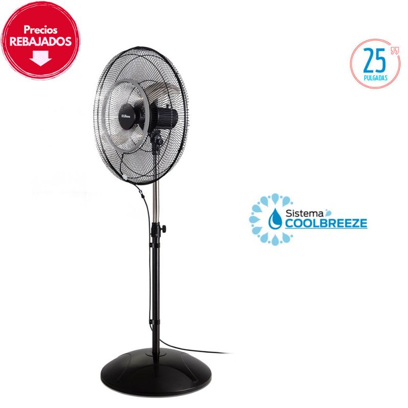 Ventilador de Pie 25" Liliana CoolBreeze VP25MCB Negro