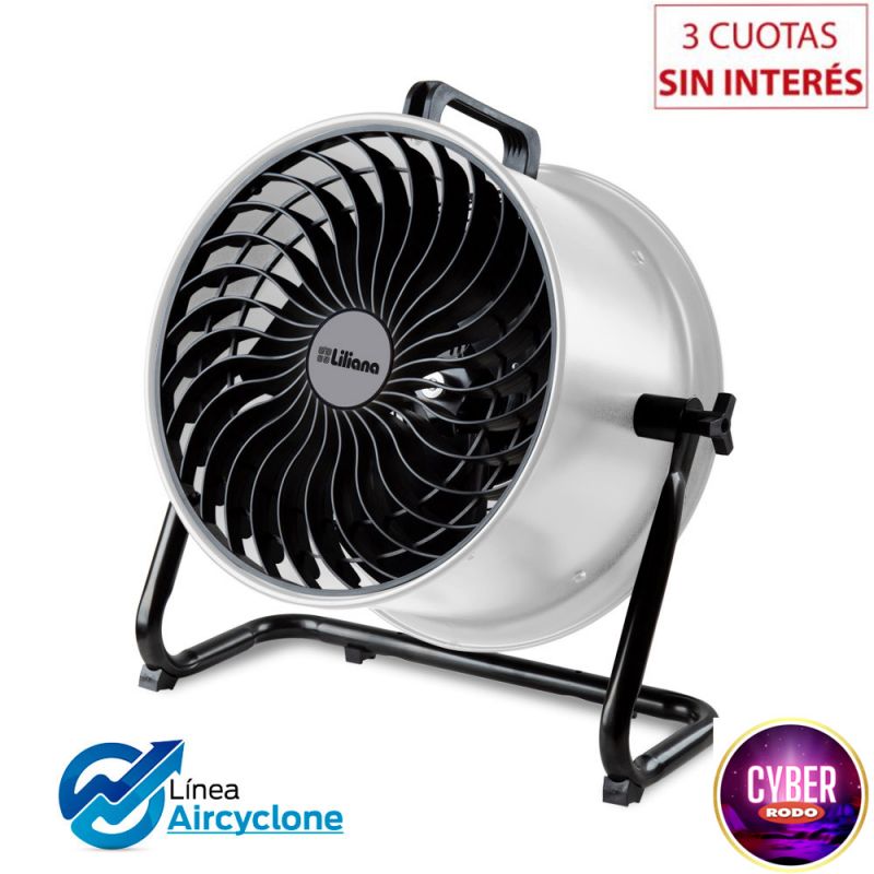 Turboventilador 16" Liliana VTHD16G 3 en 1 Aluminio