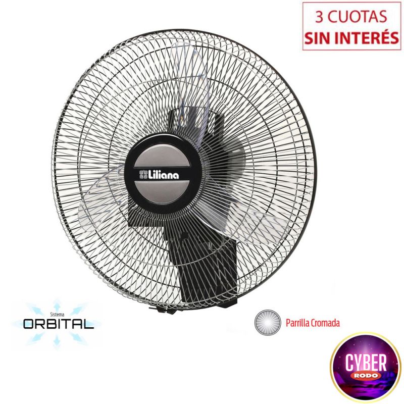 Ventilador de Pared 20" Liliana VWOC20 Negro