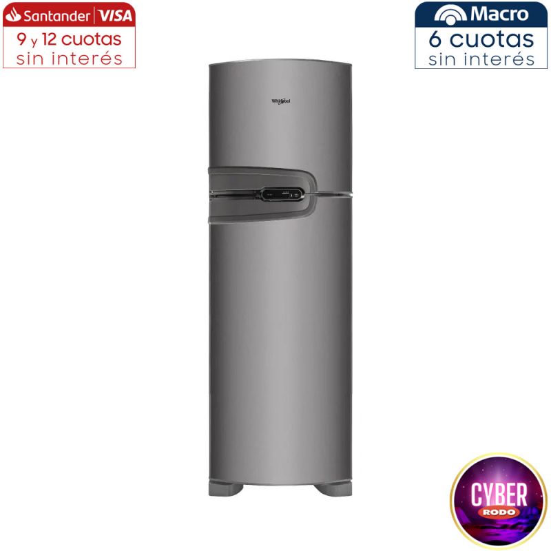 Heladera C/Freezer 275Lt Whirlpool WRM35HK No Frost Evox