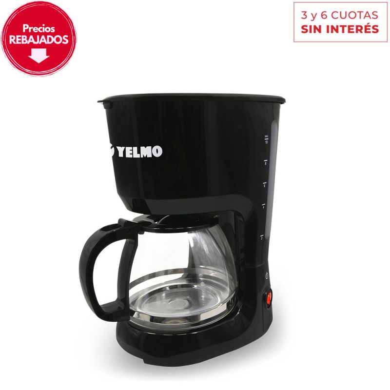 Cafetera de Filtro 12 pocillos Yelmo CA-7108 Negro